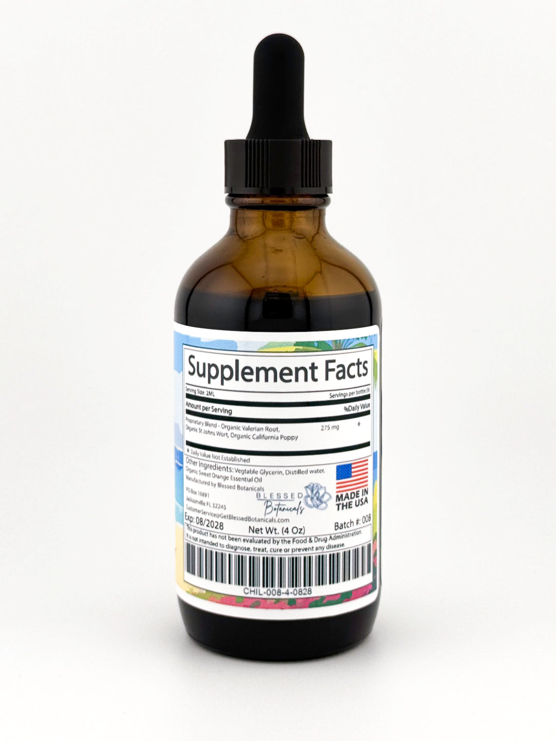 Chill Pill (Organic) - Great for Anxiety, Stress, Hyperactivity + Much More!