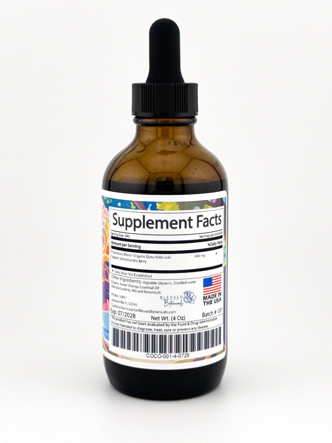 Cortisol Control - Natural Focus + Energy, Brain Health & Stress Adaptogen