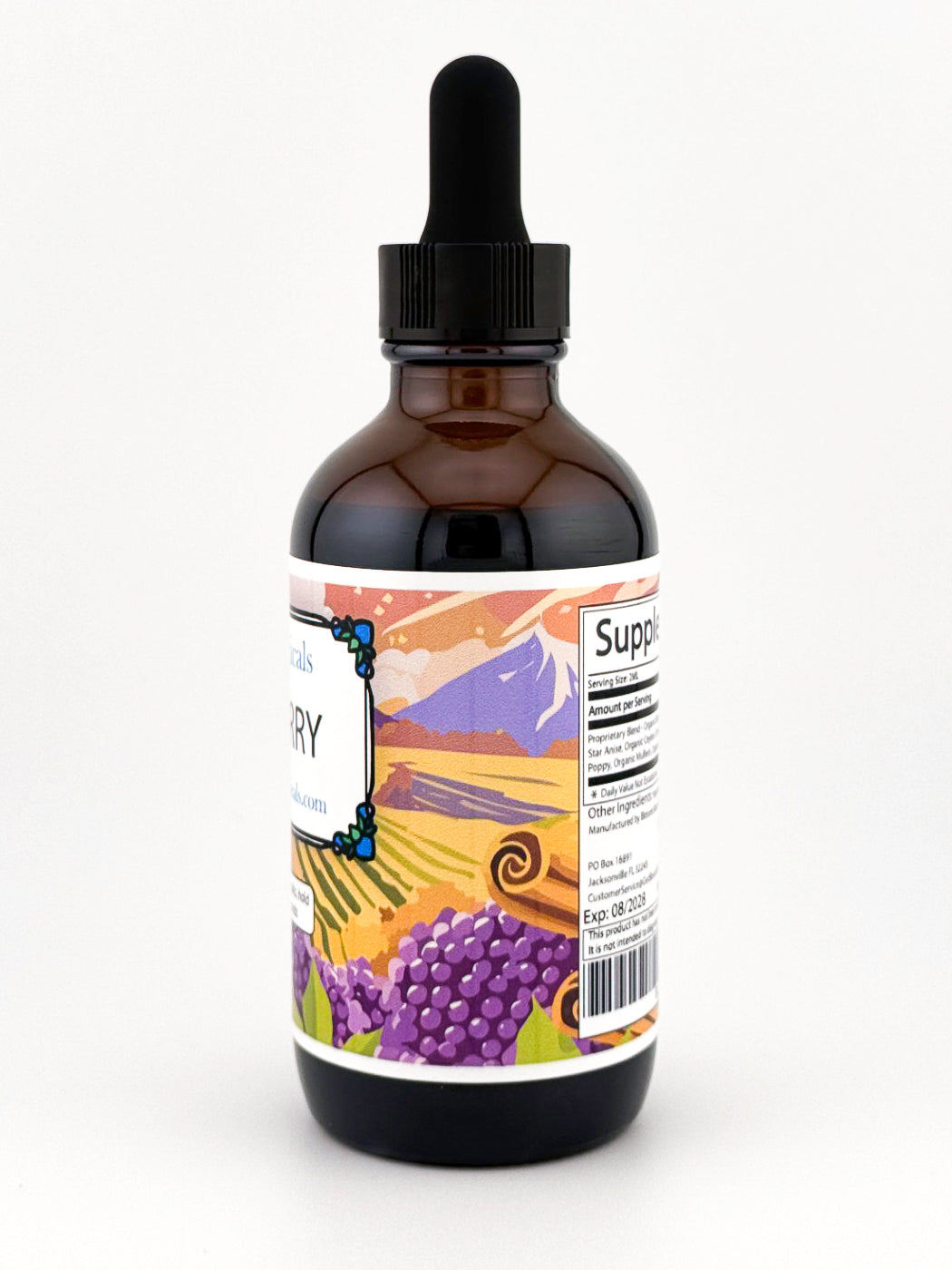 Organic Elderberry Blend - Great for Cold & Flu Season, Powerful Immune Booster and Antiviral!