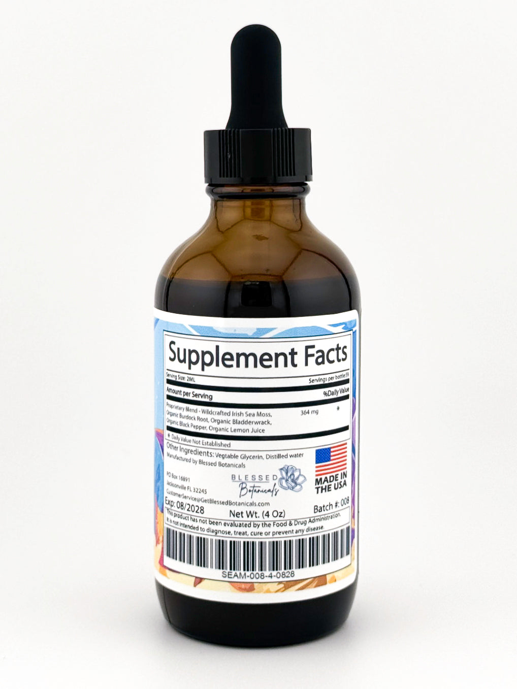 Irish Sea Moss Extract (Wildcrafted/Rock Grown) - 92 out of 102 Minerals Your Body Needs!