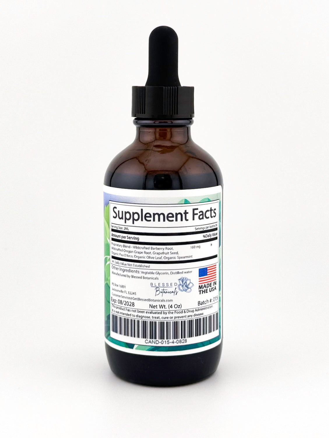 Candida & Mold Cleanse (Organic) - Powerful Blend of Antifungal/Antiparasitic Herbs