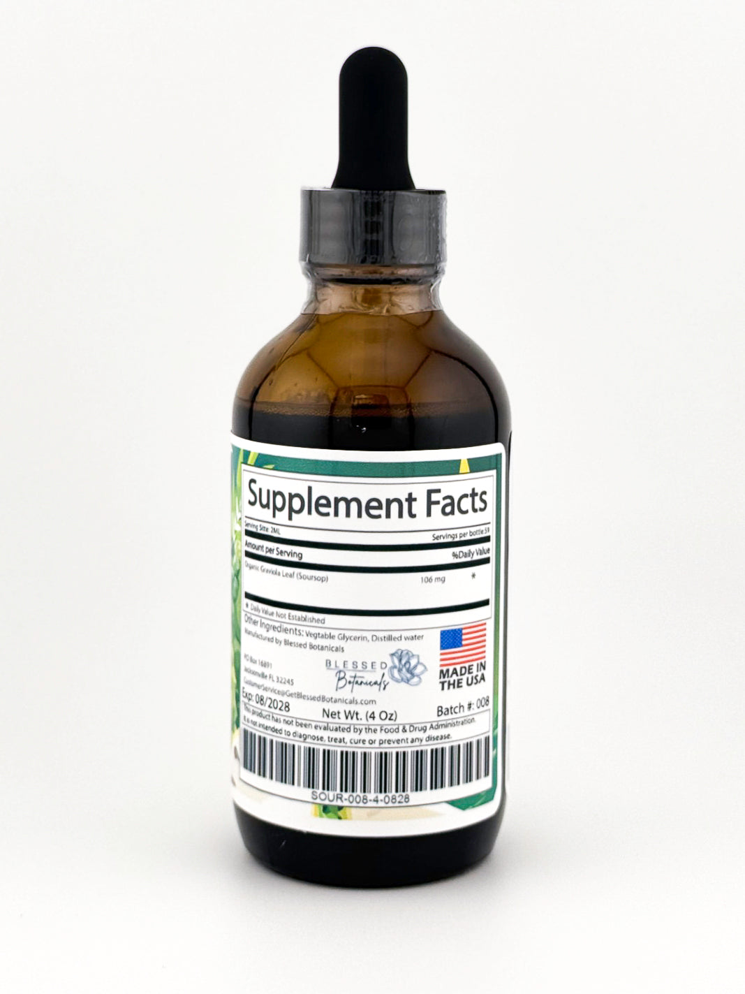 Organic Soursop Extract - Dr. Sebi believed Soursop was 10,000x more powerful than alternative options!