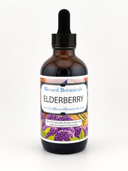 Organic Elderberry Blend - Great for Cold & Flu Season, Powerful Immune Booster and Antiviral!
