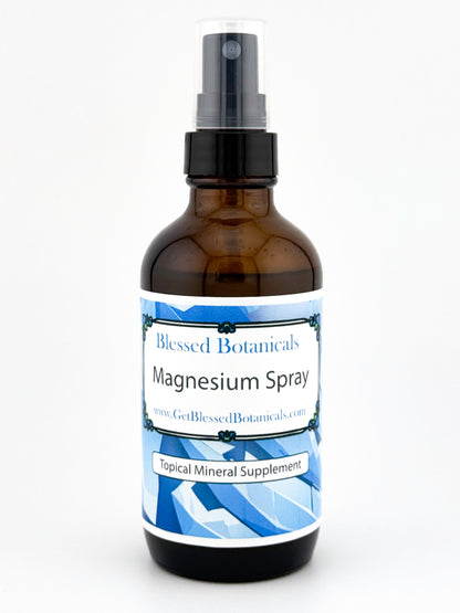 Magnesium Mist - Enhances Sleep Quality, Relaxing, Soothes Sore Muscles + Much More! (4 Ounce)