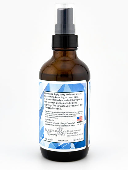 Magnesium Mist - Enhances Sleep Quality, Relaxing, Soothes Sore Muscles + Much More! (4 Ounce)