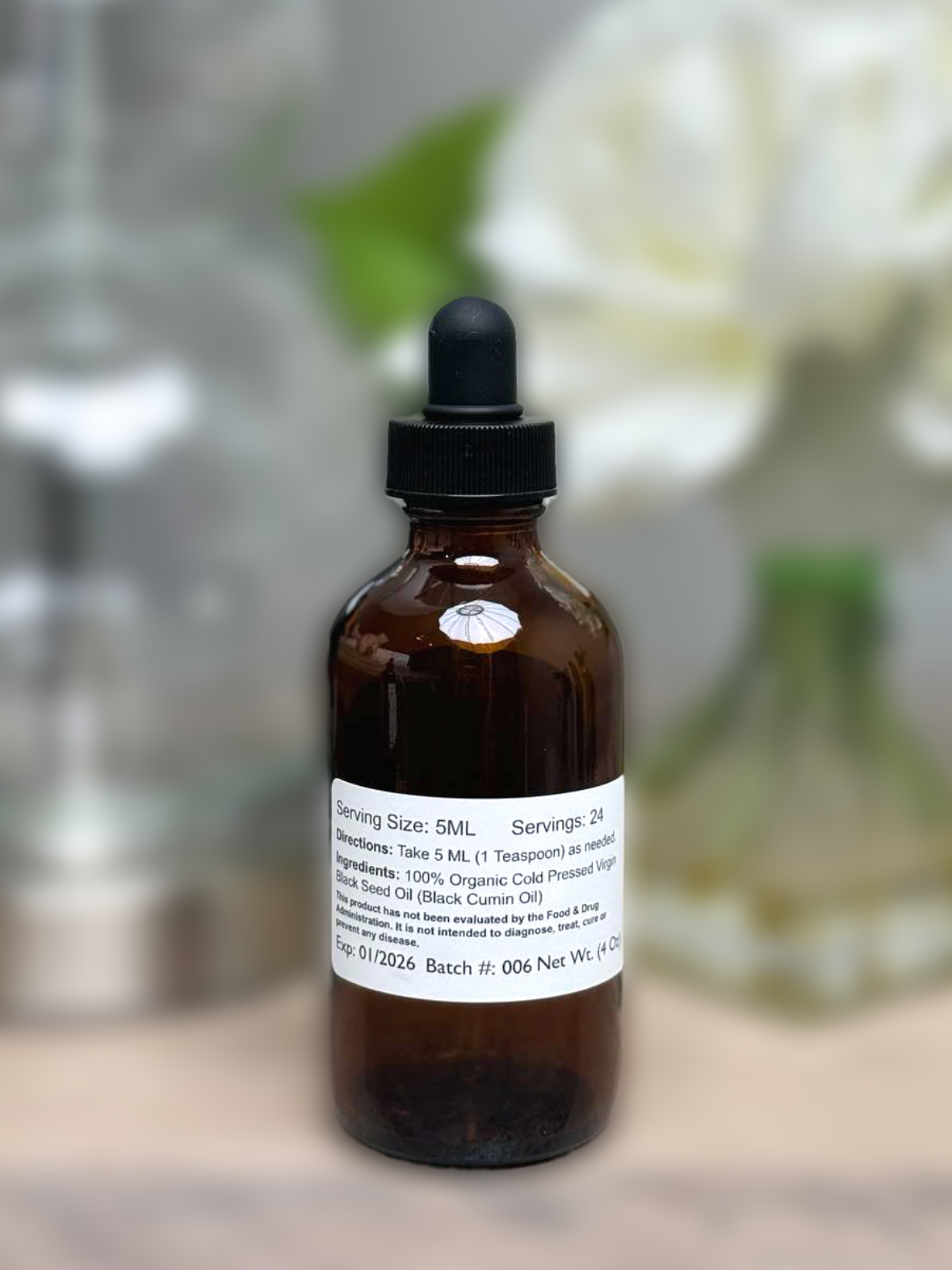 Organic Black Seed Oil - Cold Pressed – Blessed Botanicals
