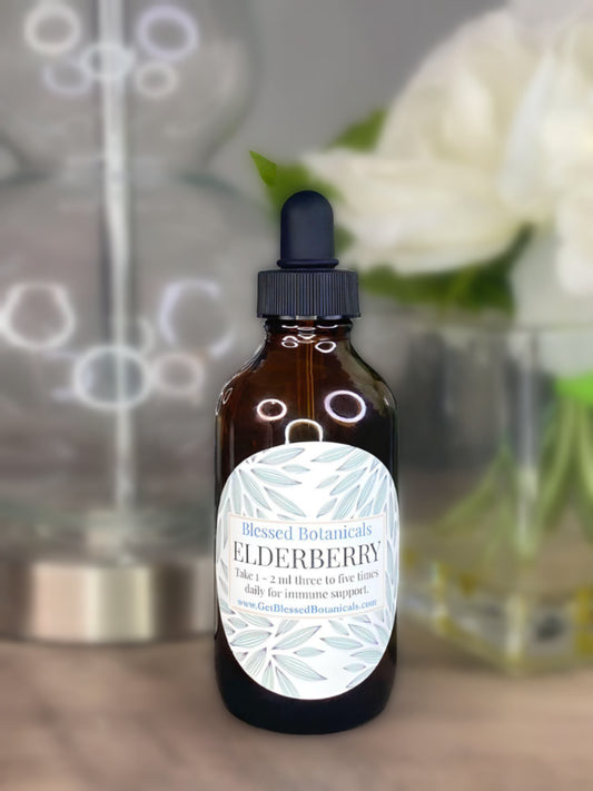 Organic Elderberry Blend - Great for Cold & Flu Season, Powerful Immune Booster and Antiviral!