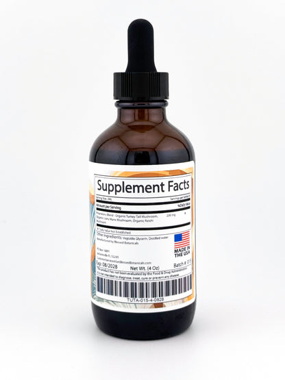 Organic Turkey Tail Mushroom Extract - Boost your Immune System, Reduce Inflammation + Much More!